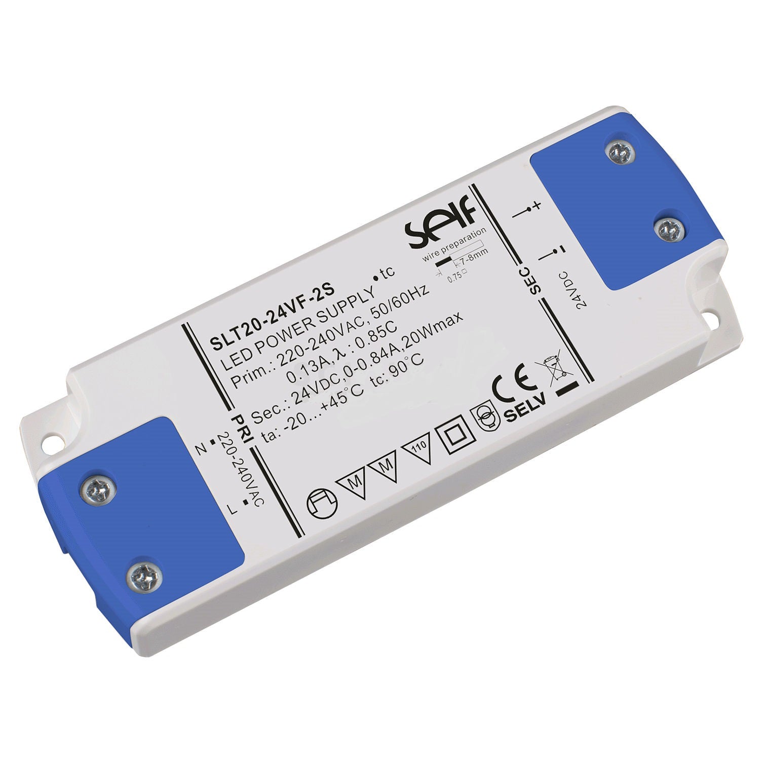 Self SLT20-24VF-2S (24 V - 20 W), Power supply
