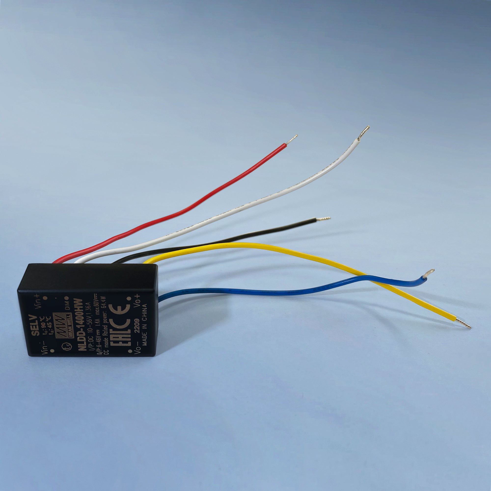 Constant Current LED Driver Mean Well NLDD-1400HW 1400mA 10-56VDC to 6-46VDC PWM Remote On/Off