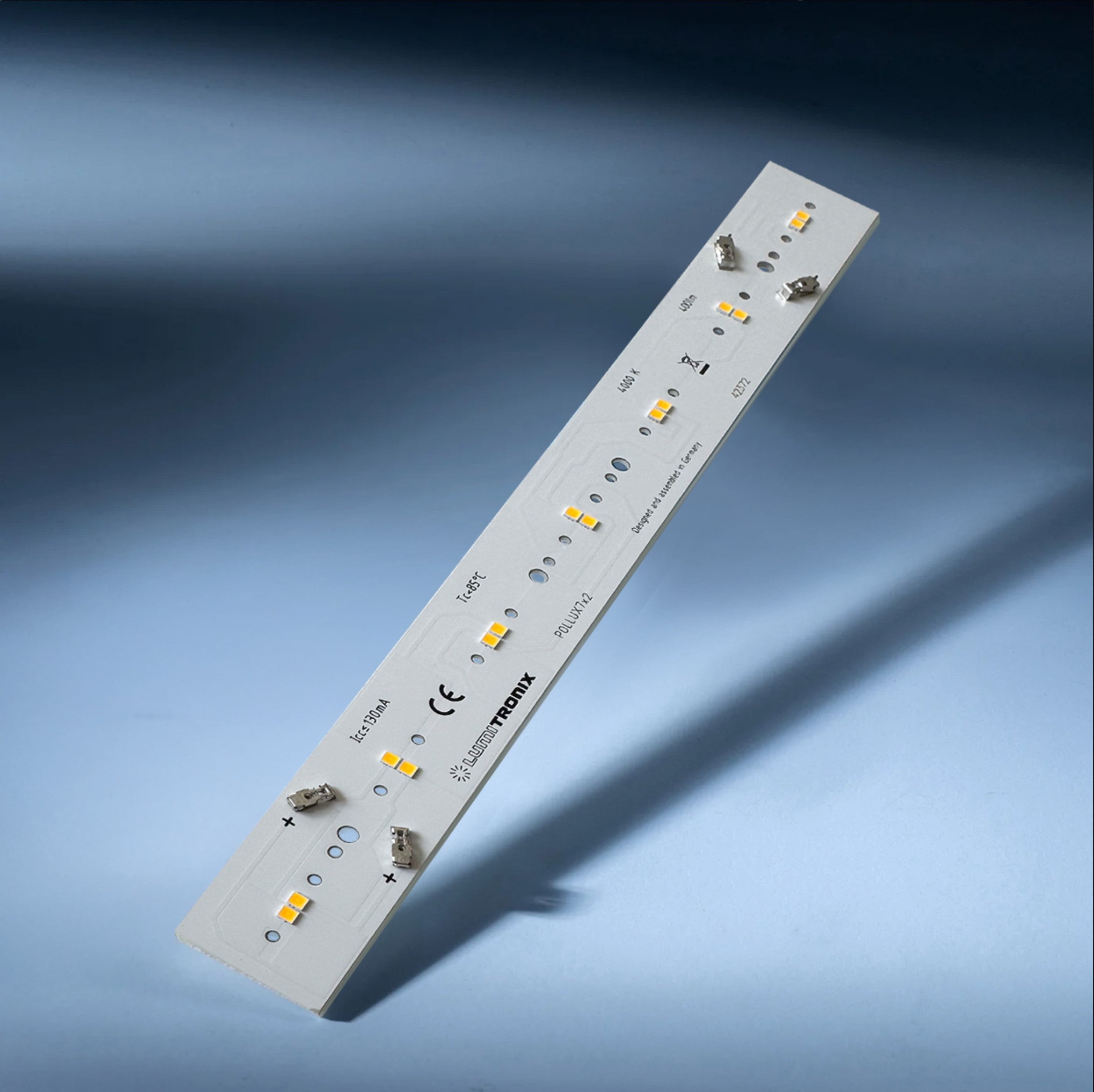 Pollux 7x2 Nichia 757 LED Module Neutral White 4000K CRI90 400lm 130mA 2.5W 27.4cm