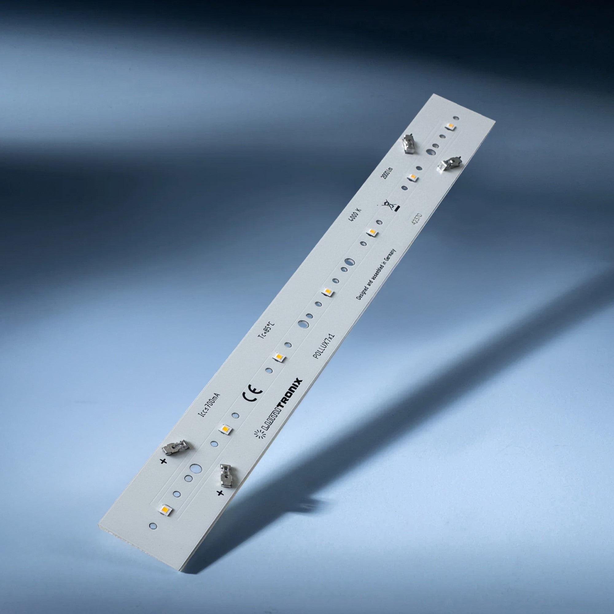 Pollux 7x1 Nichia 219CT_V2 LED Module Neutral White 4000K CRI80 2000lm 700mA 13.8W 27.4cm