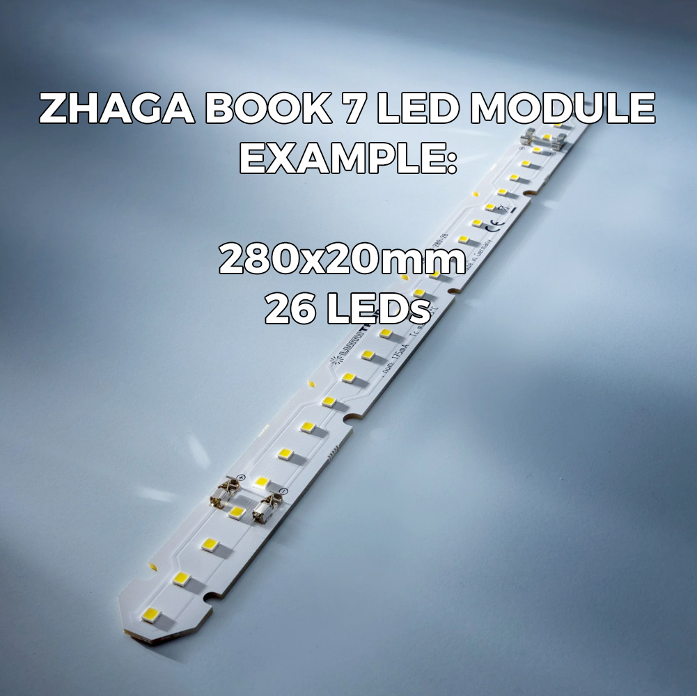 Hecho a medida Módulo LED Nichia Zhaga Book 7, LED blanco Nichia/Cree/Samsung/Seoul, CRI70-99, 1800-7200K, 175-1400mA , fabricados en Alemania