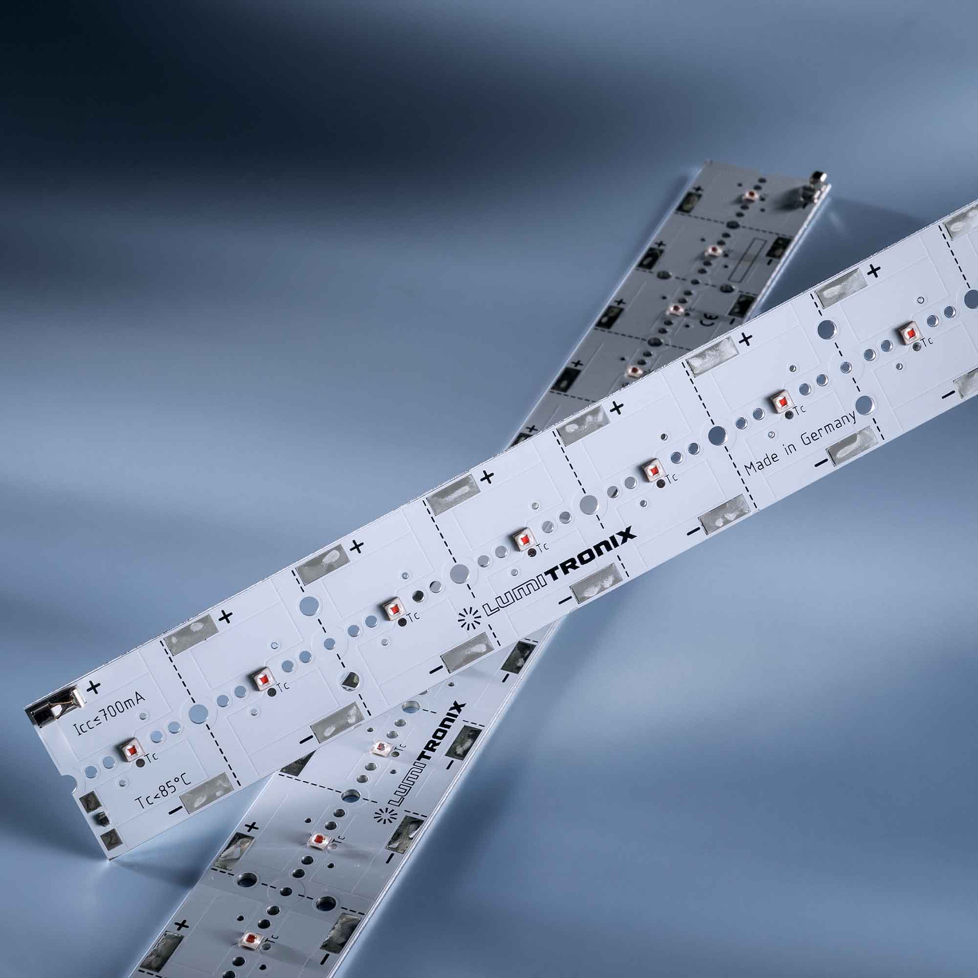 PowerBar V3 Módulo LED Aluminio hyper-Rojo 660nm 700mA 12x Osram Oslon SSL LEDs 29cm