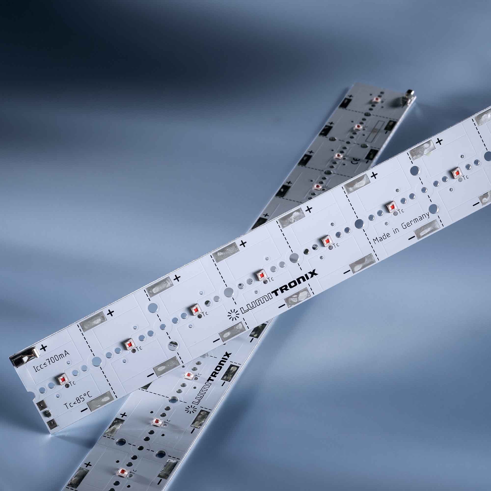 Módulo LED PowerBar V3 Aluminio amarillo 590nm 1640lm 700mA 12x Osram Oslon SSL LEDs 29cm (5656lm/m)