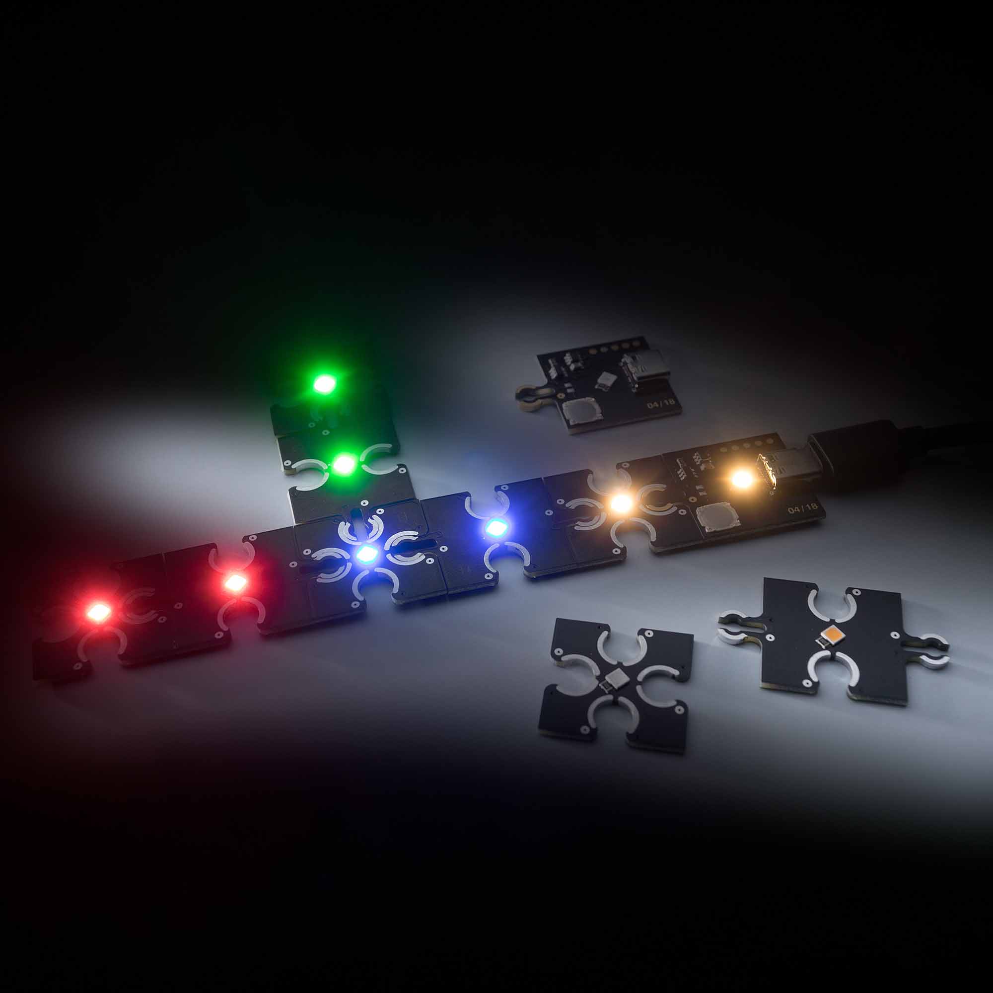 ConextPlay Módulo de alimentación rojo 1 LED 25x25cm 5V 25lm 01W