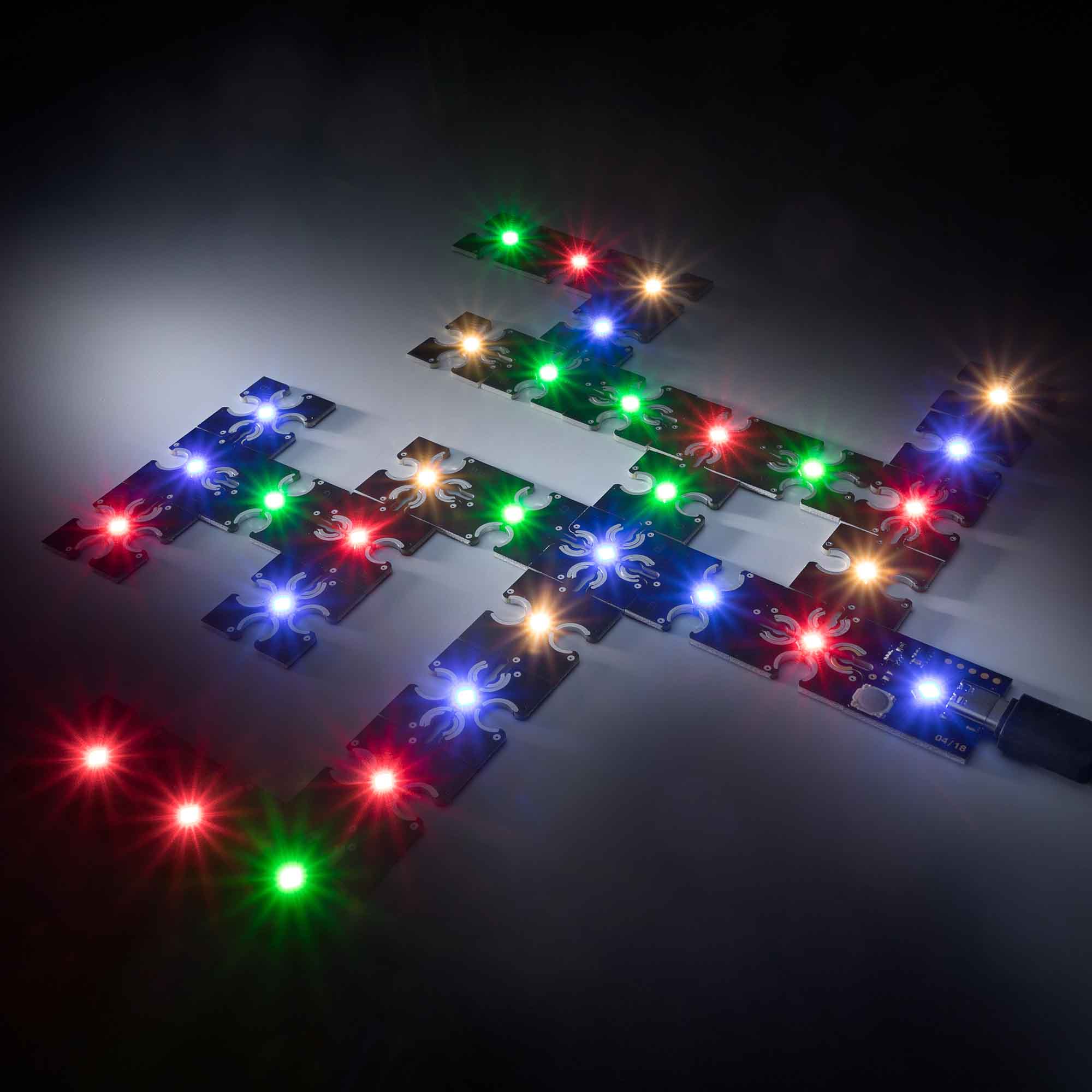 ConextPlay Módulo de alimentación rojo 1 LED 25x25cm 5V 25lm 01W