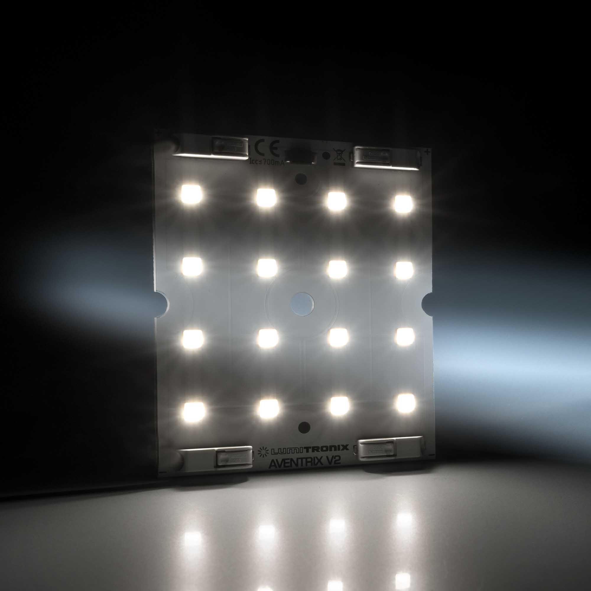 Aventrix 4x4 V2 Módulo LED 16x Nichia 757 LED 4000K CRI 80 1270lm 7.8W