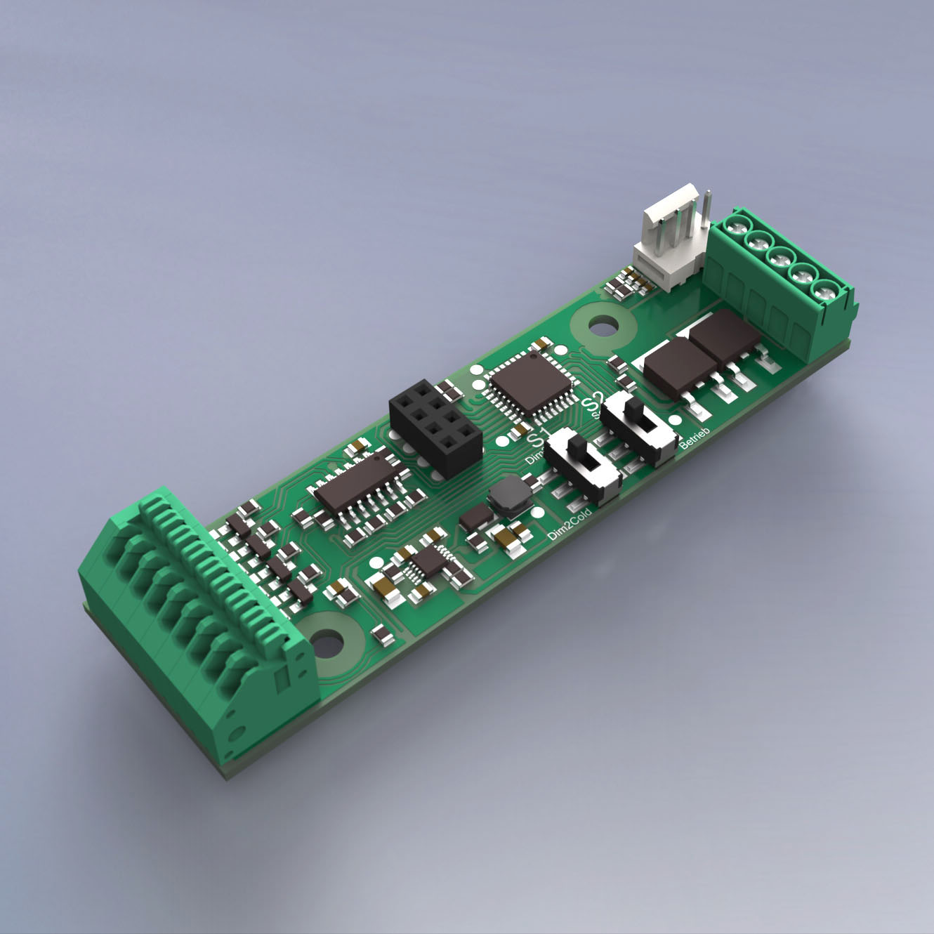 Unidad de control blanca sintonizable con atenuación y 2 modos especiales de atenuación