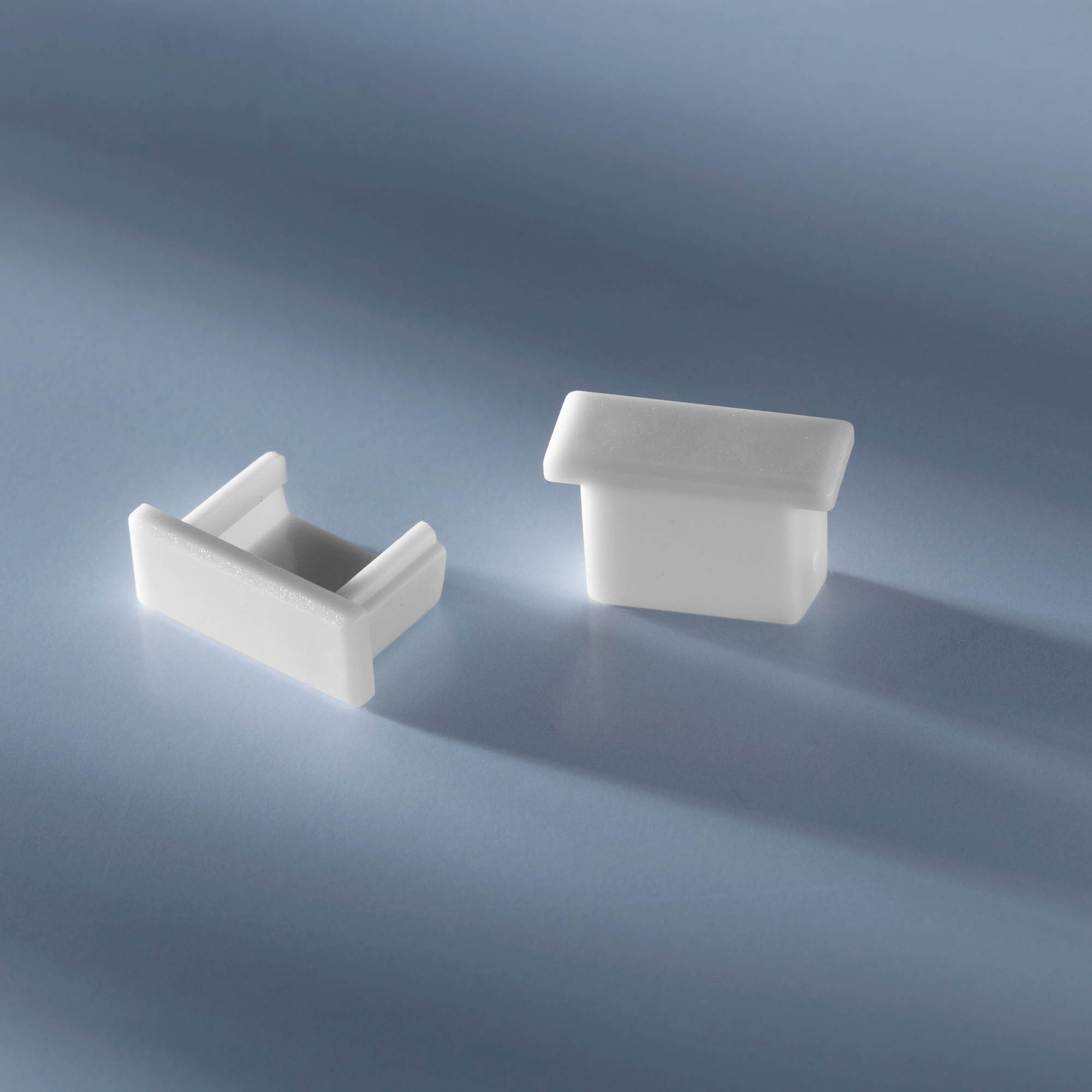 Tapa cerrada para Aluflex Perfil de aluminio de baja altura 1020mm