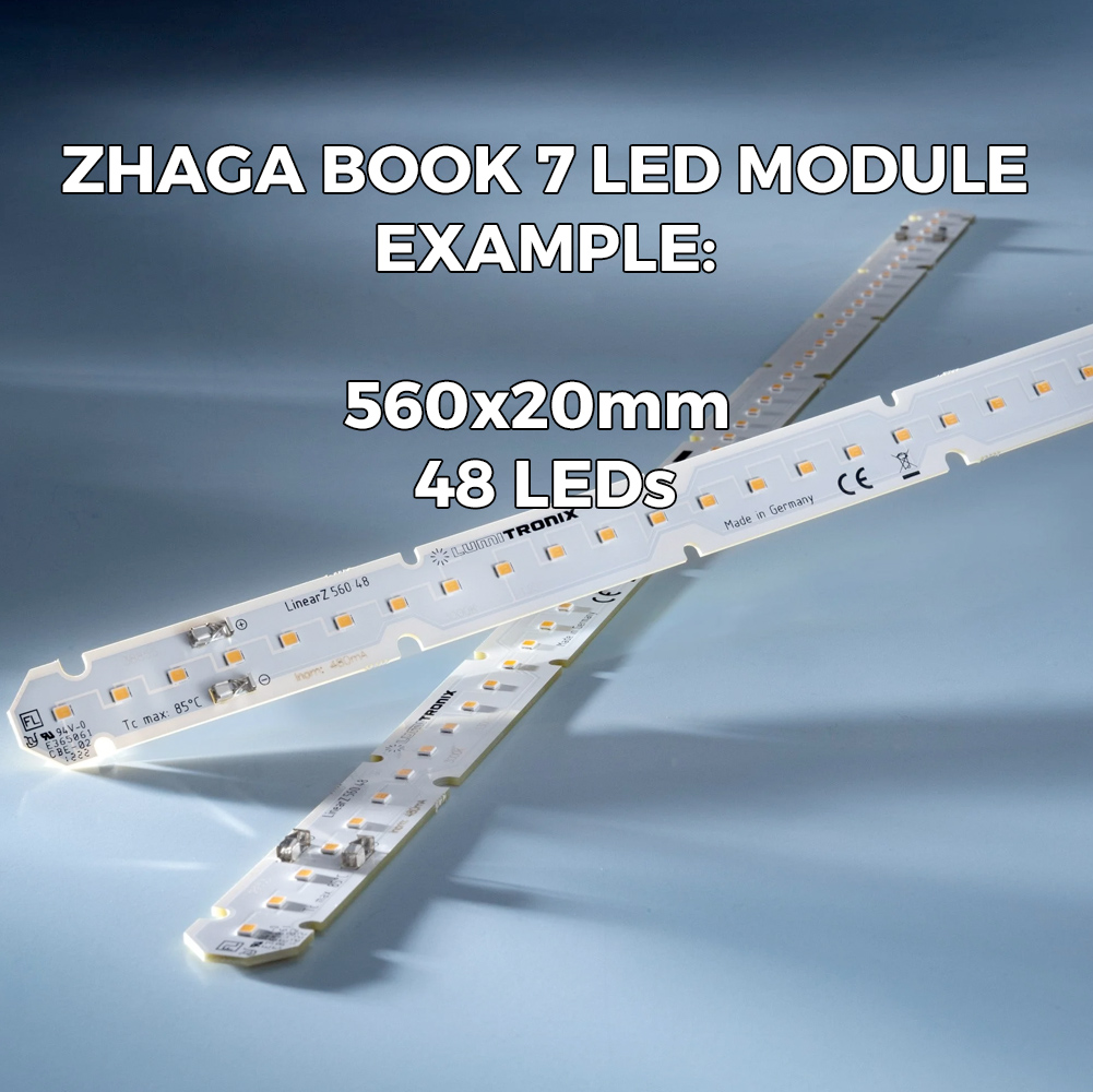 Hecho a medida Módulo LED Nichia Zhaga Book 7, LED blanco Nichia/Cree/Samsung/Seoul, CRI70-99, 1800-7200K, 175-1400mA , fabricados en Alemania