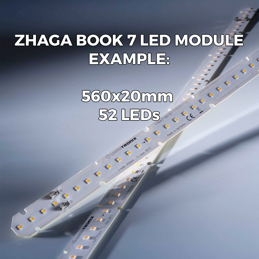 Hecho a medida Módulo LED Nichia Zhaga Book 7, LED blanco Nichia/Cree/Samsung/Seoul, CRI70-99, 1800-7200K, 175-1400mA , fabricados en Alemania