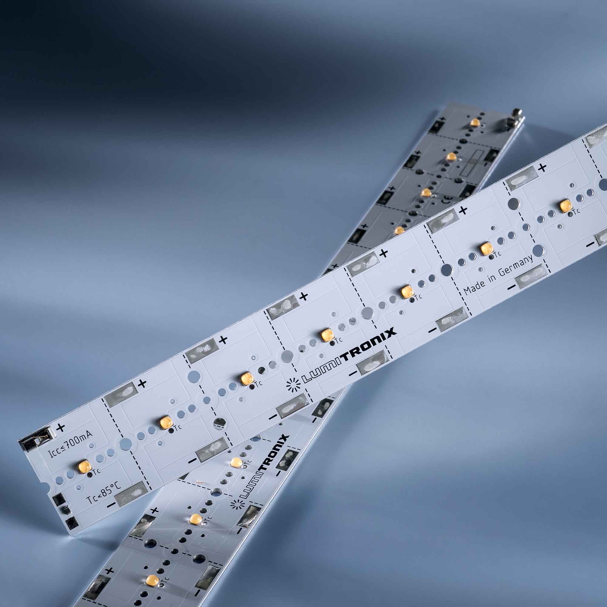 PowerBar V3 Osram Oslon Square LED Module Aluminium Cold White 5700K CRI70 3250lm 12 LEDs 700mA 25.55W 28.6cm