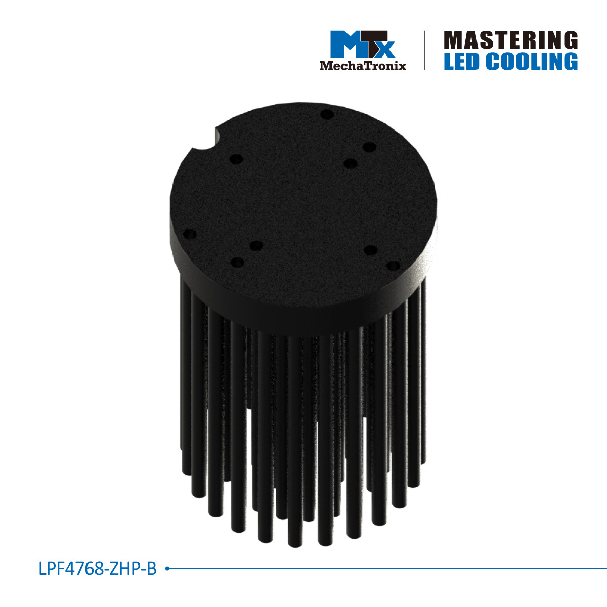Disipador de calor MechaTronix LPF4768-ZHP-B para LED <2500lm