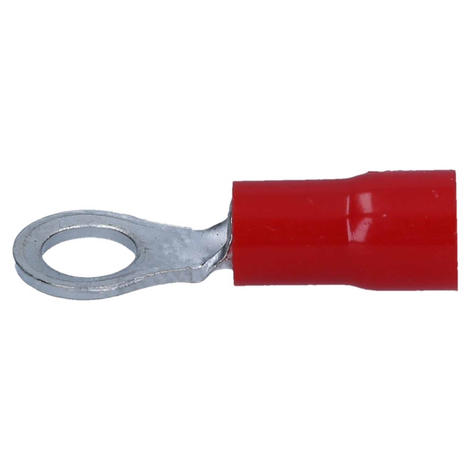 Anillo Terminal de cable aislado, M4 rojo
