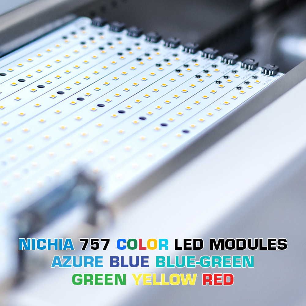 Hecho a medida Módulos LED Nichia 757 Color LED, 150-600mm de longitud y 5-400mm de ancho, fabricados en Alemania