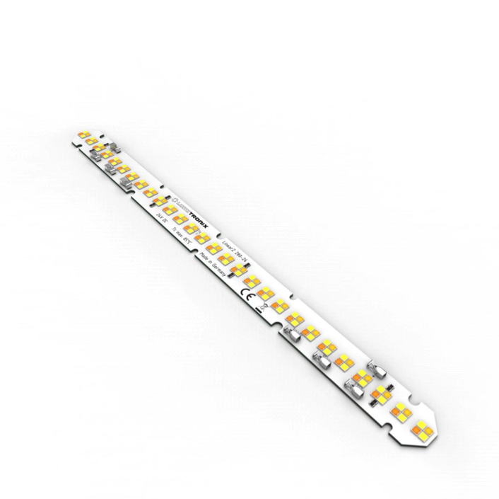 LumiBarTW-112-4098+ Nichia Dynasolis LED Strip Zhaga CRI90 blanco Azure+2000+4000K 1140lm 24V 112 LEDs 28cm módulo (4000lm/m 23W/m) 