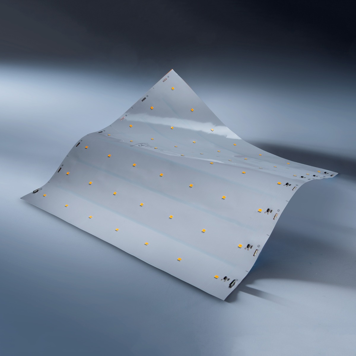 LumiFlex-20-4080 Seúl tira LED blanco cálido 4000K 32400lm 175 LEDs/m 5,6m bobina 28cm ancho 24V (5785lm/m 39W/m) 