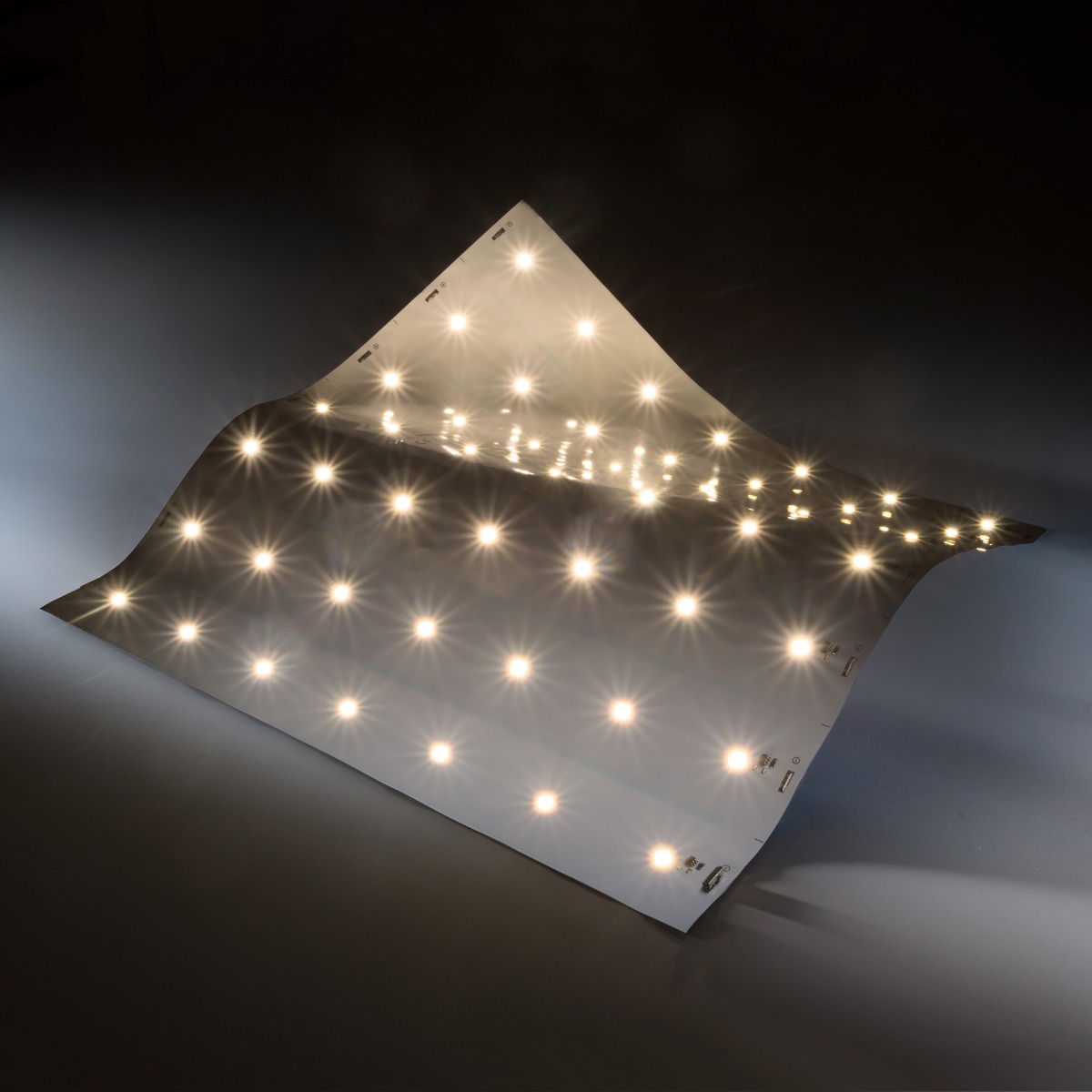 LumiFlex-20-4080 Seúl tira LED blanco cálido 4000K 32400lm 175 LEDs/m 5,6m bobina 28cm ancho 24V (5785lm/m 39W/m) 