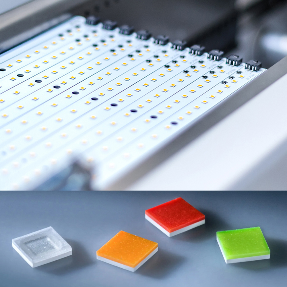 Hecho a medida Módulos LED Nichia CSP Color, Fabricados en Alemania, 150-600mm largo & 5-400mm ancho