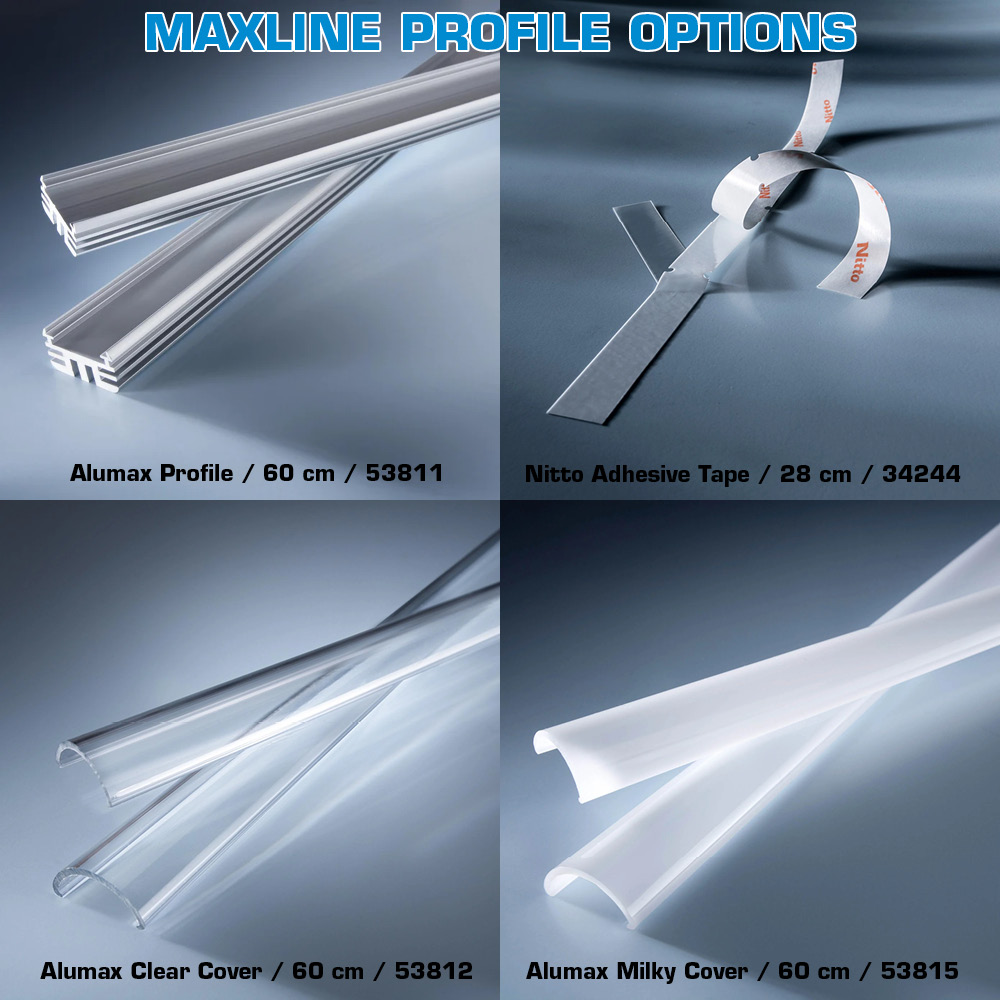 Tira LED Configurable Nichia MaxLine-35 blanco CRI 70-99 1800-7800K 35 LEDs 28cm (5000lm/m)