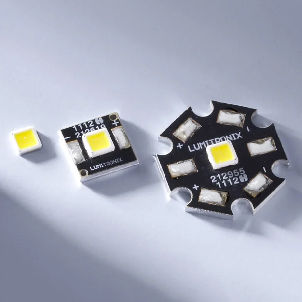 Módulo LED PCB Configurable Nichia LED 3W NVSW219 estrella o cuadrado Blanco CRI 70-90 1800-6500K 1000mA (1000lm)