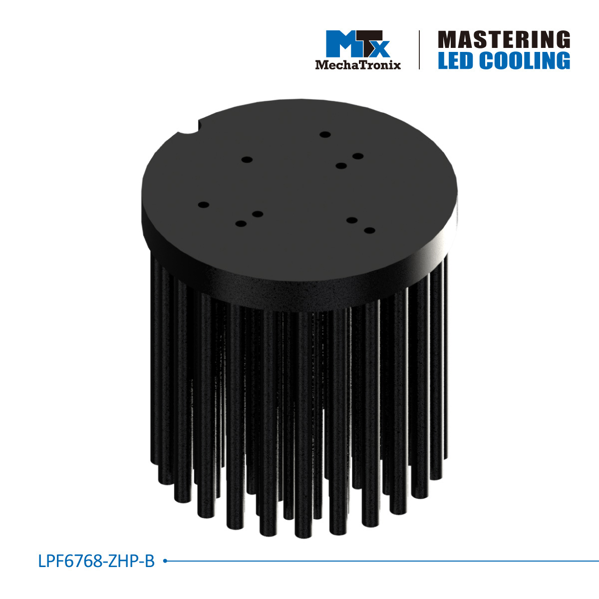 Disipador de calor MechaTronix LPF6768-ZHP-B para LED <4600lm